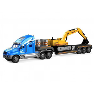 1:16 COMEAN Тягач с прицепом и Экскаватором